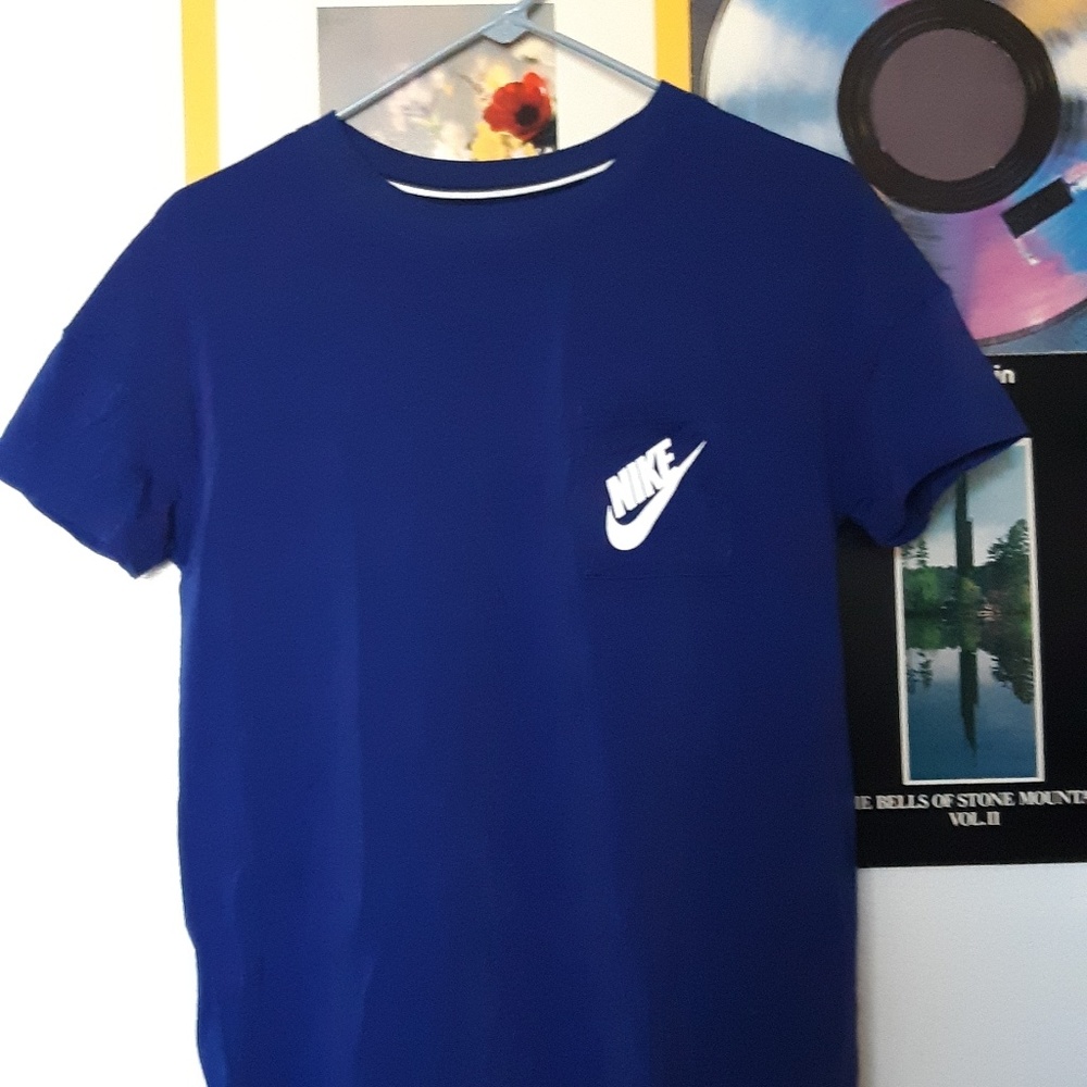 Blue Nike t-shirt